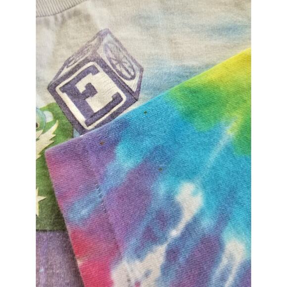 Vintage 90s Grateful Dead Tie Dye Dancing Bears Single Stitch T-Shirt XL USA - Picture 12 of 13